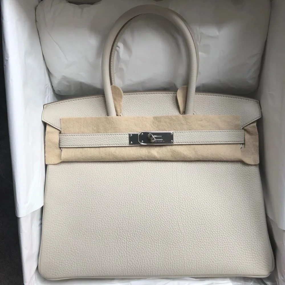 Hermès Birkin 30 Beton Togo Palladium Hardware PHW