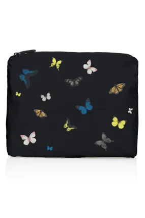 Hi Love Travel- Medium Zipper Pack with Butterflies