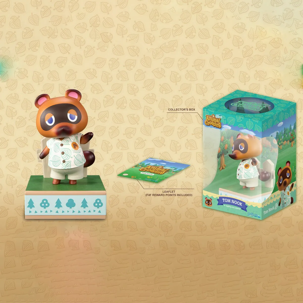 HiPlay First 4 Figures, Animal Crossing: Tom Nook, 8.5 Inches Statue Figurine