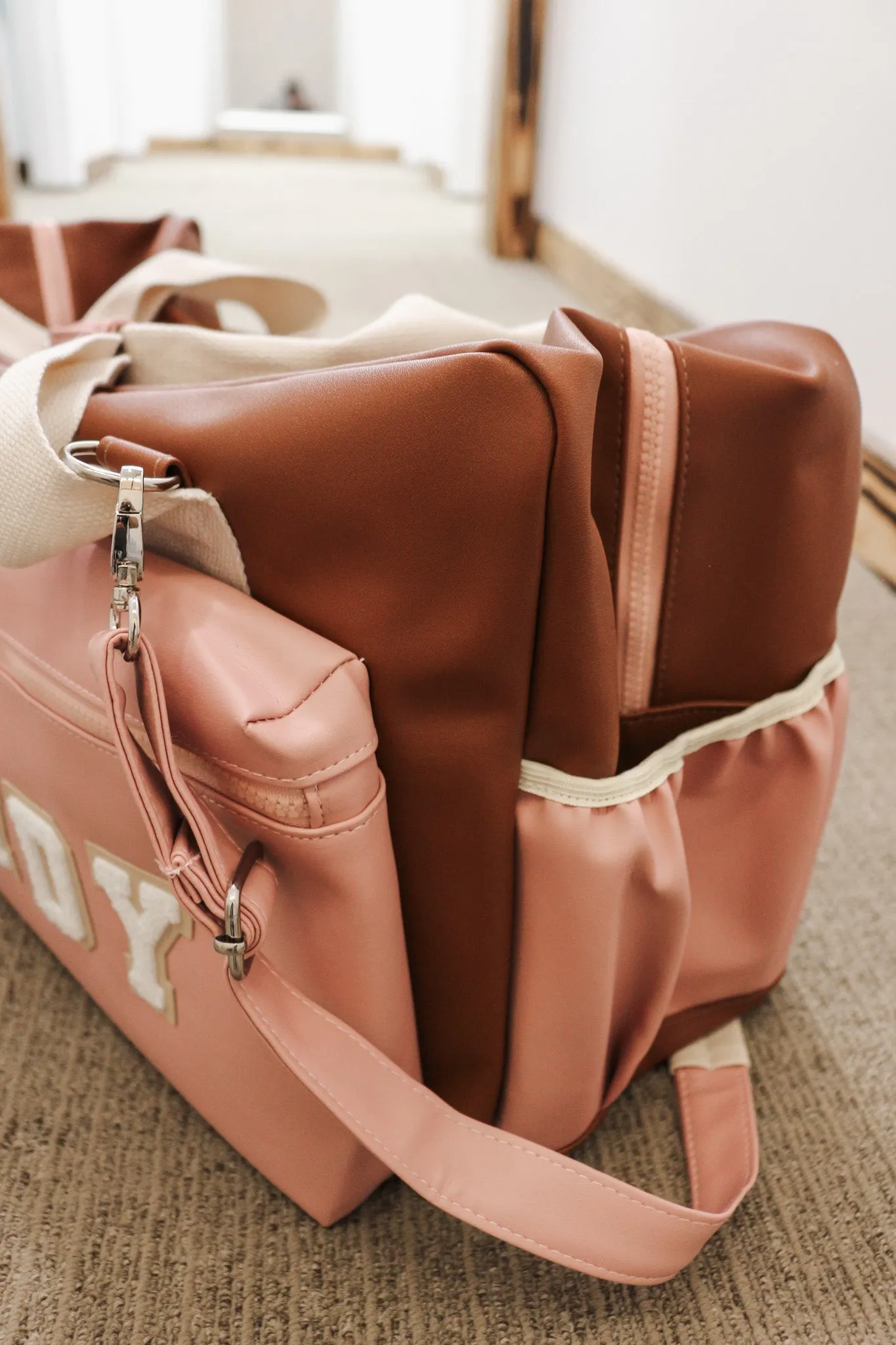 Howdy Rust Pink Duffle Bag