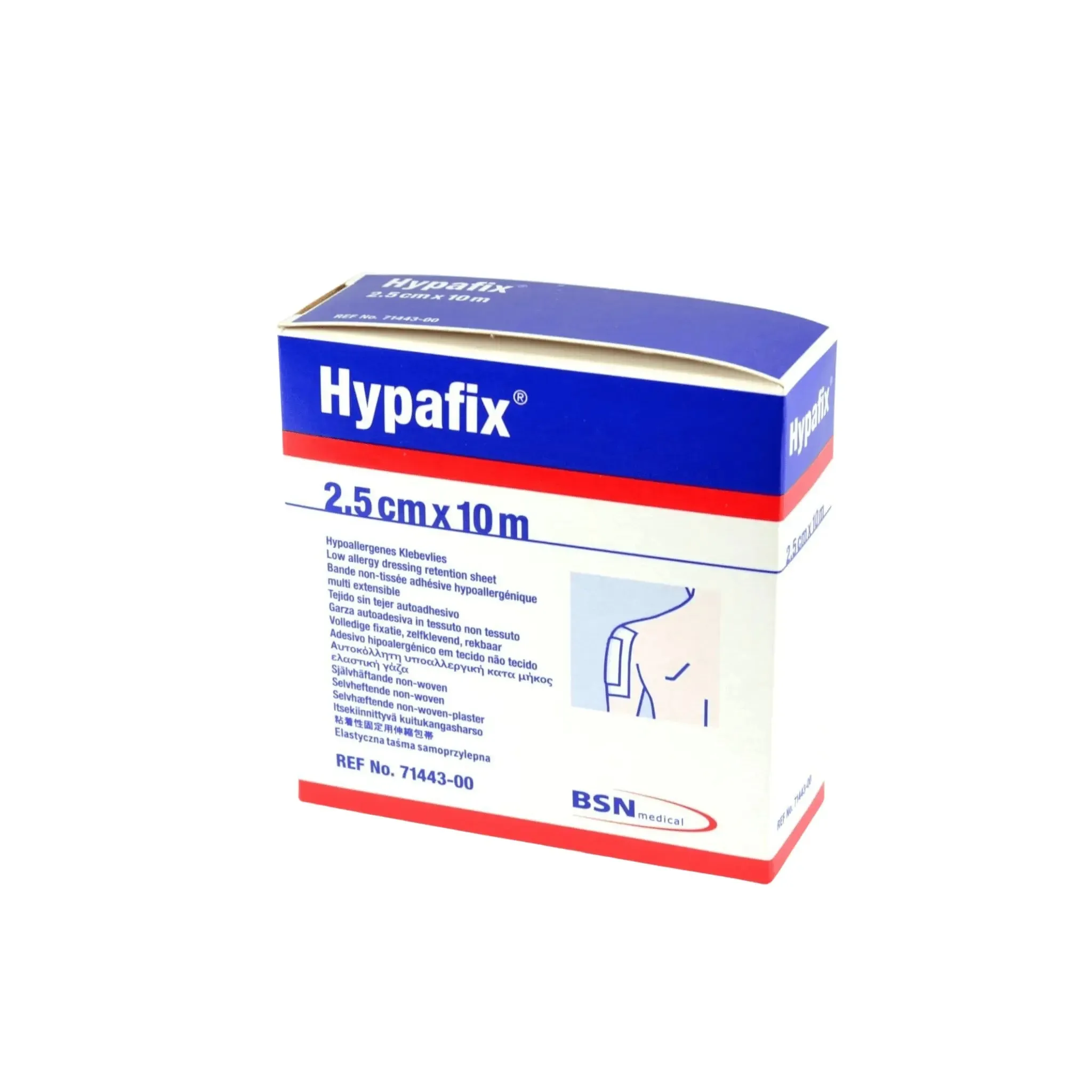 Hypafix Self Adhesive 2.5cm x 10m Dressing