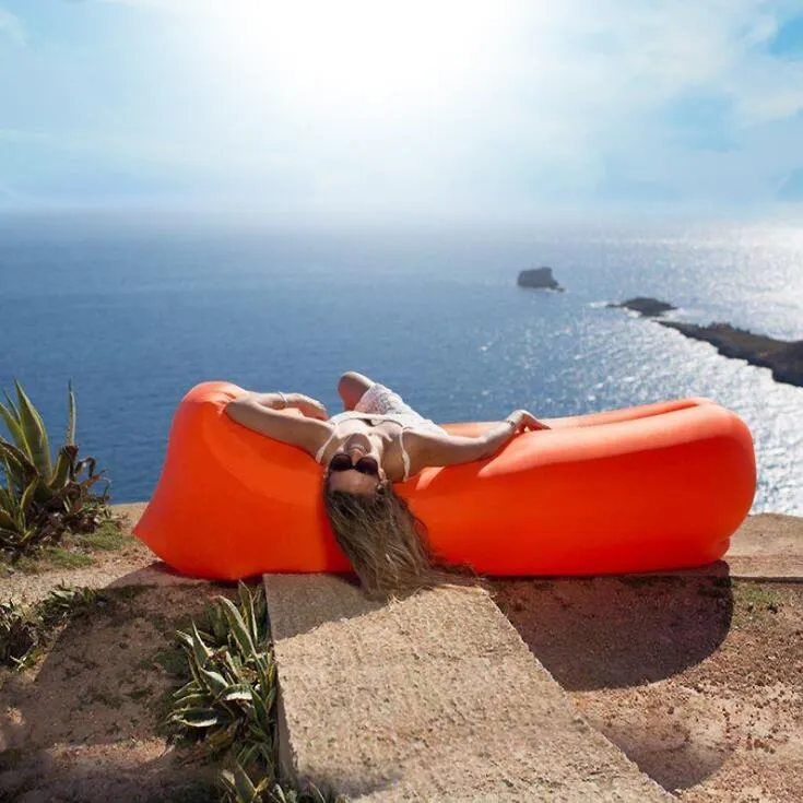 Inflatable Lounger QA6W Portable Outdoor Air Sofa