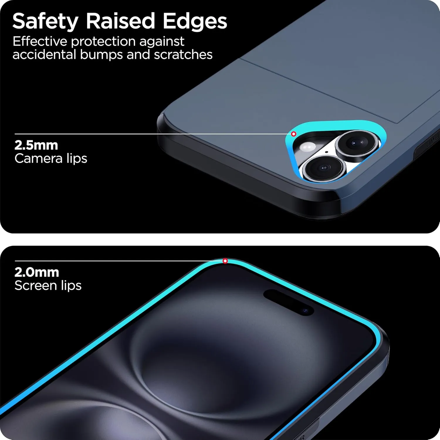 iPhone 16 Wallet Card Slot Wireless Charging Case