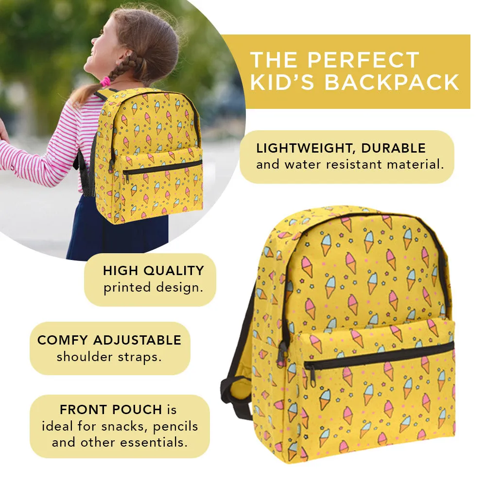 Kids Backpack Summer Vibes Design