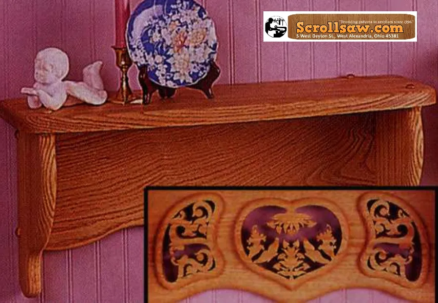 Large Butterfly Shelf Pattern