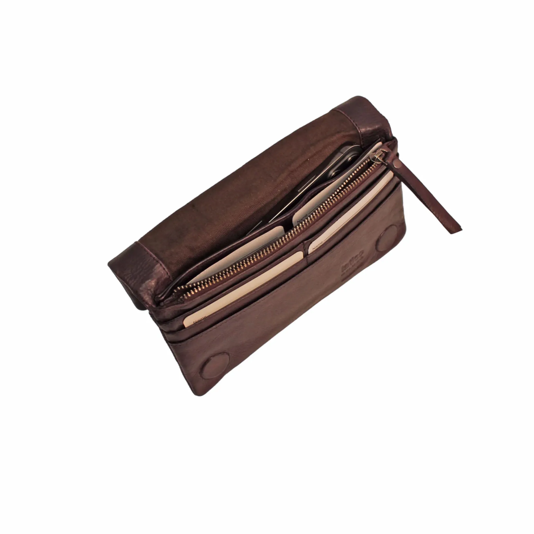 Latico Leathers Terry Wallet in Brown