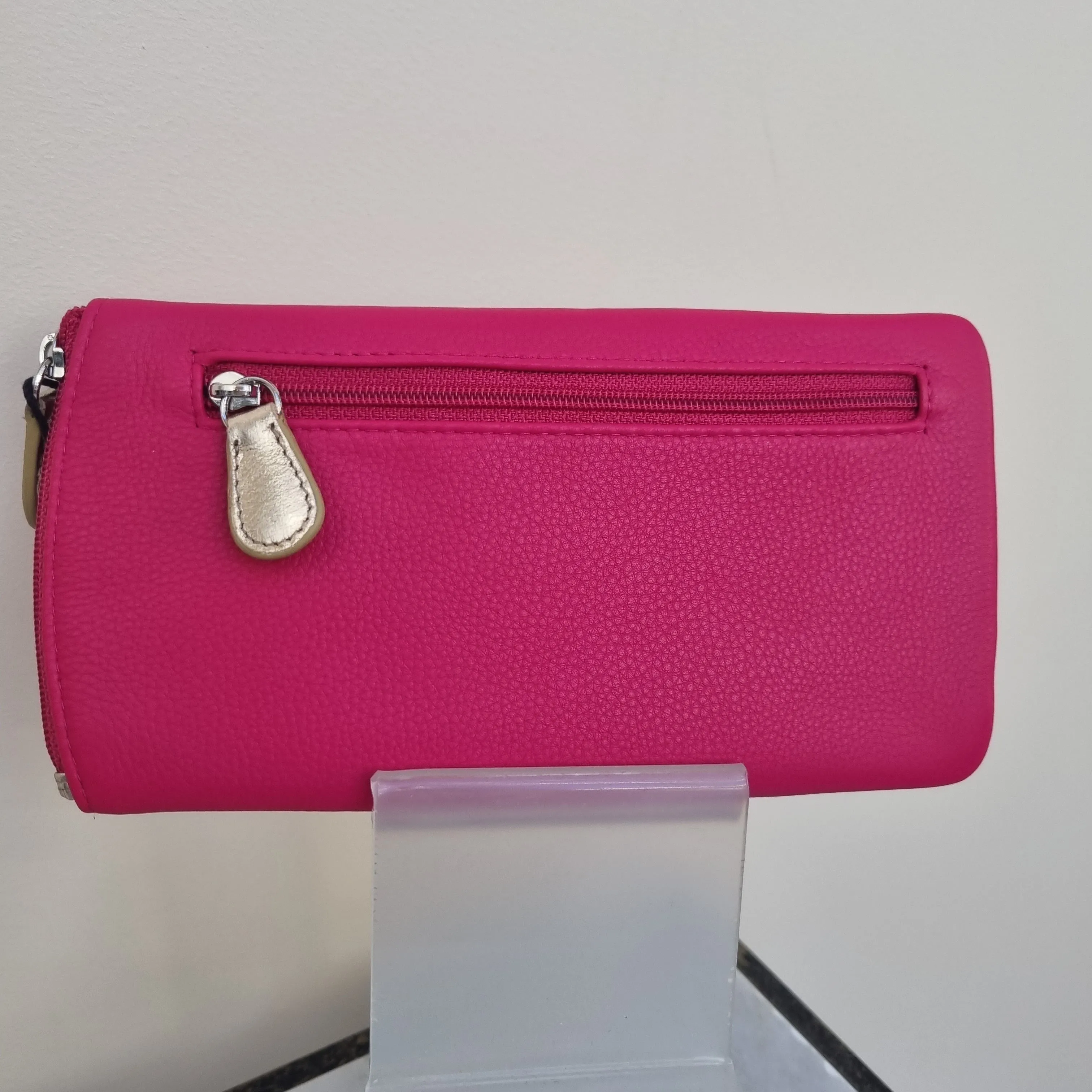 Leather Eyeglass Case with Glass Frame Print