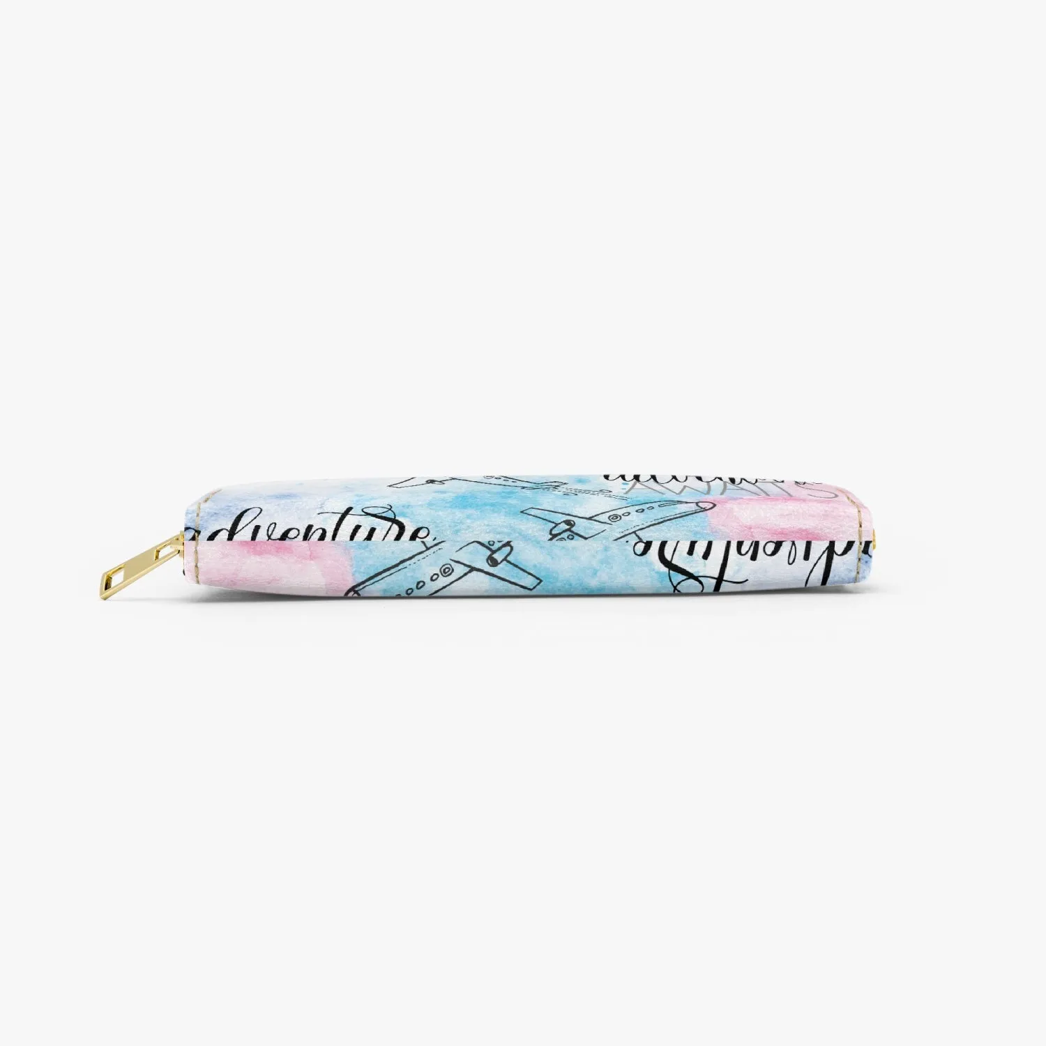 Long Type Zipper Purse - Travel, Adventure Awaits