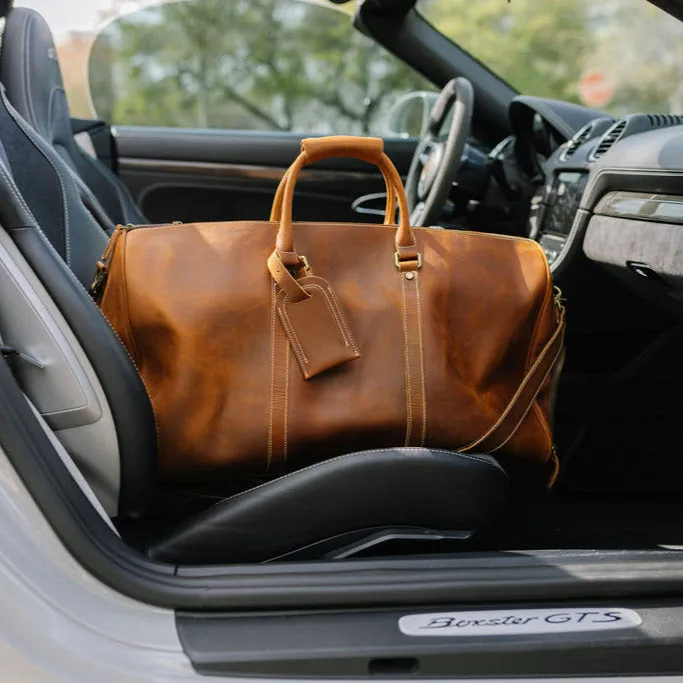 Luxe Leather Duffel