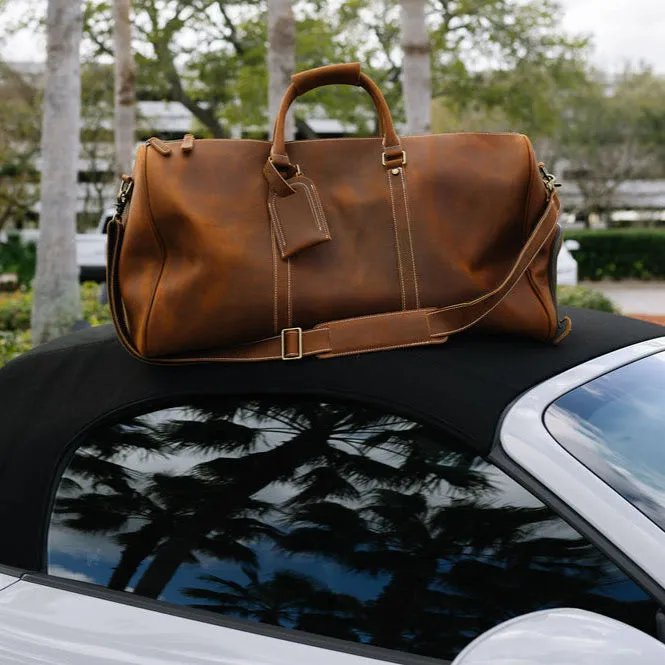 Luxe Leather Duffel