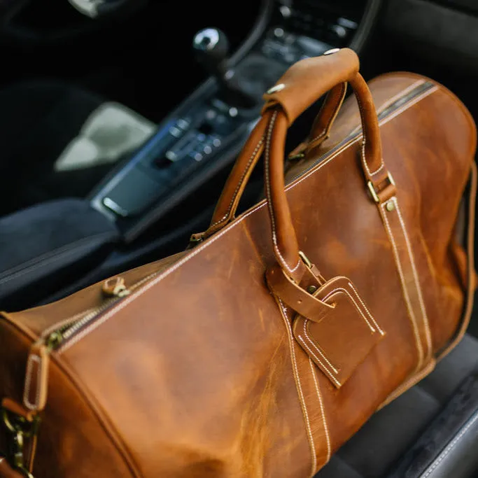 Luxe Leather Duffel