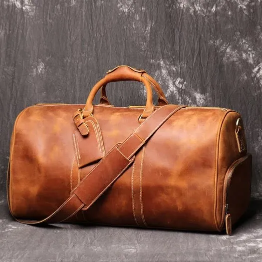 Luxe Leather Duffel