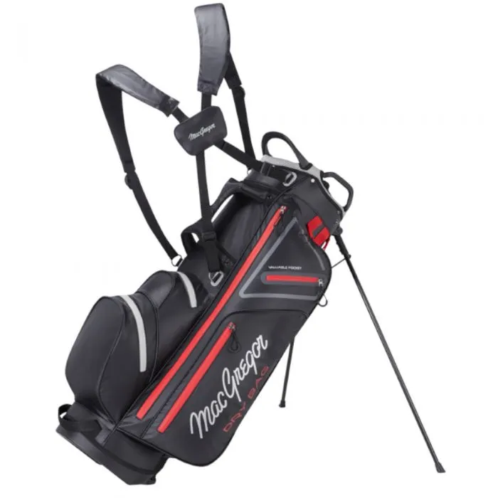 MacGregor MACTEC Water Resistant 9.5 inch Stand Bag - Black/Red