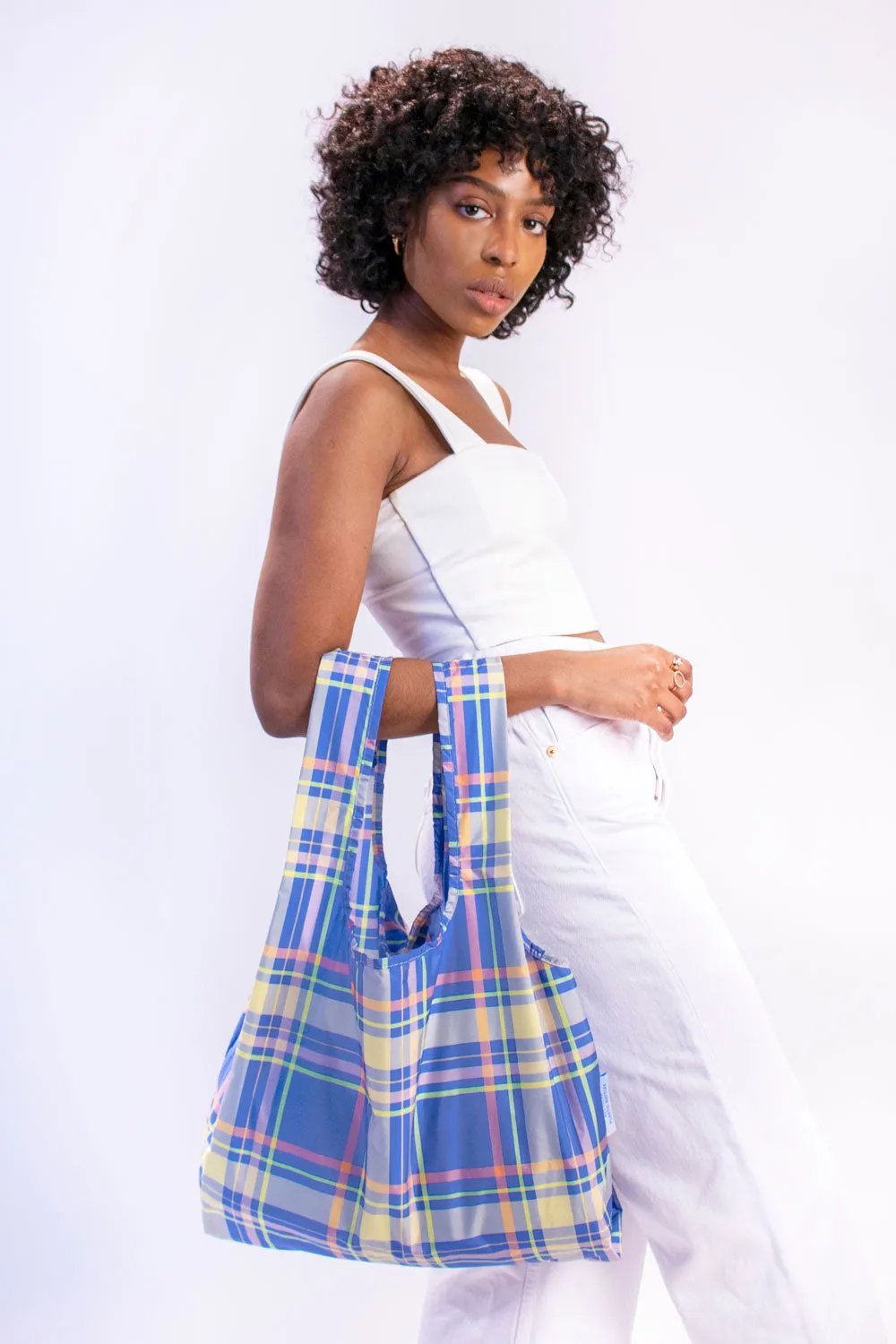 Madras Check | Medium Reusable Bag