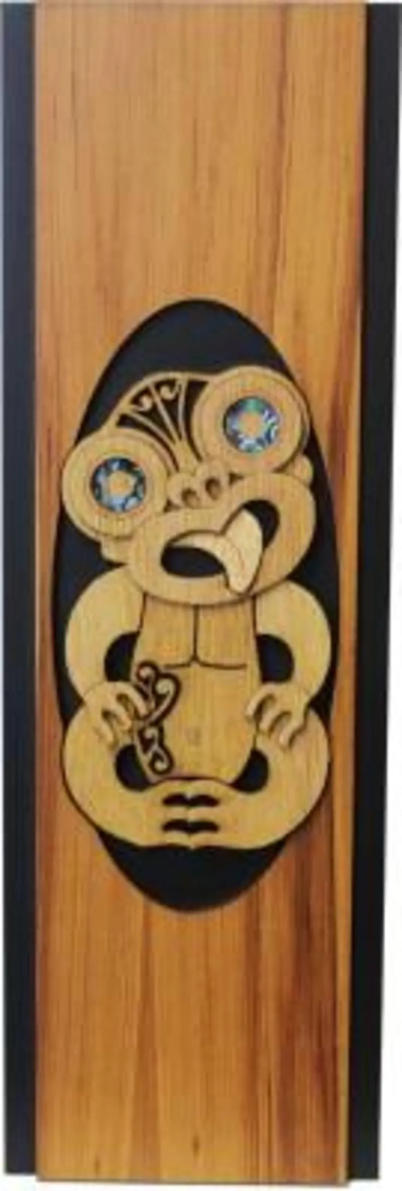 Maori Tiki Rimu Wall Art