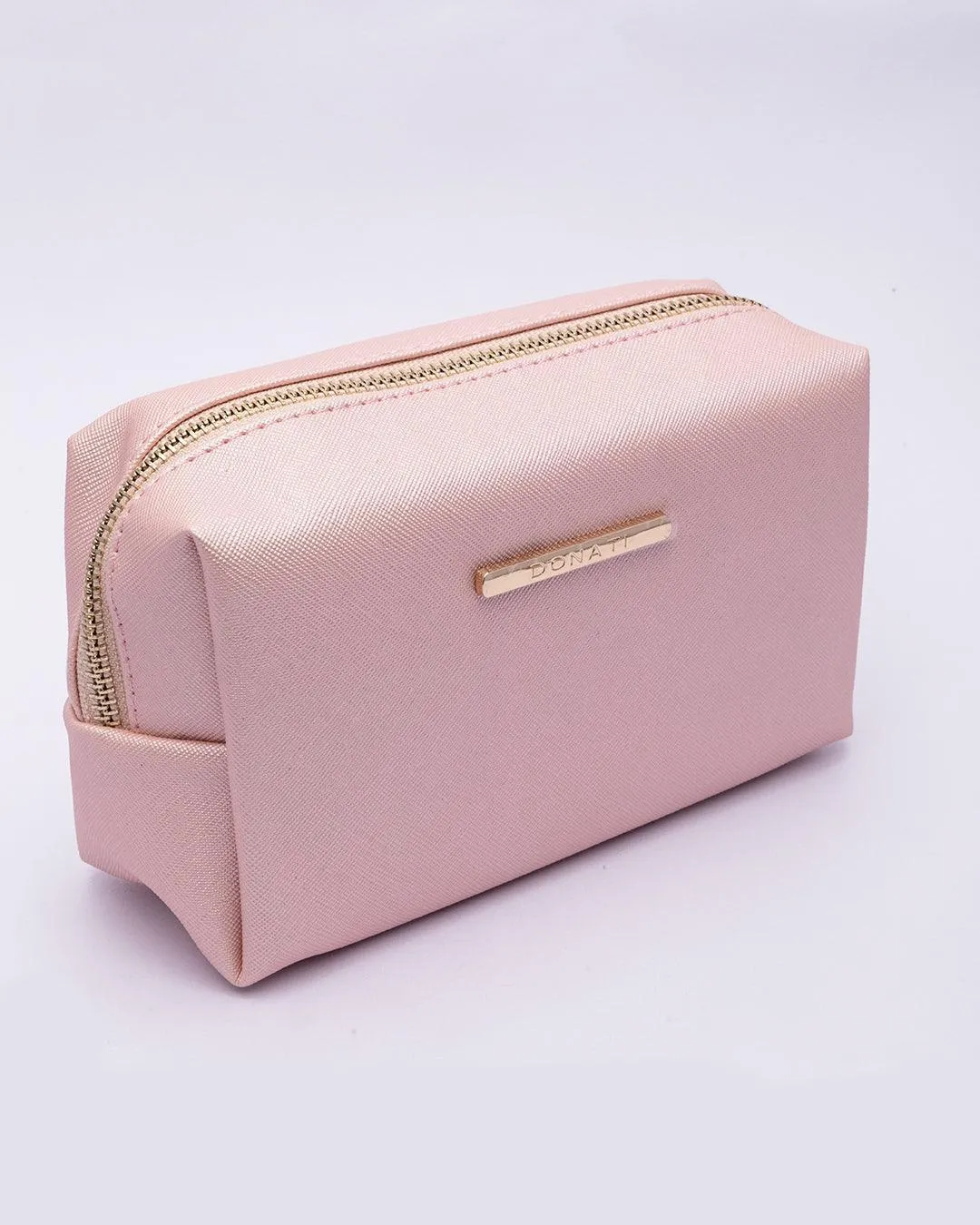 Market99 Cosmetic Bag, for Home & Travel, Pink, Rexine