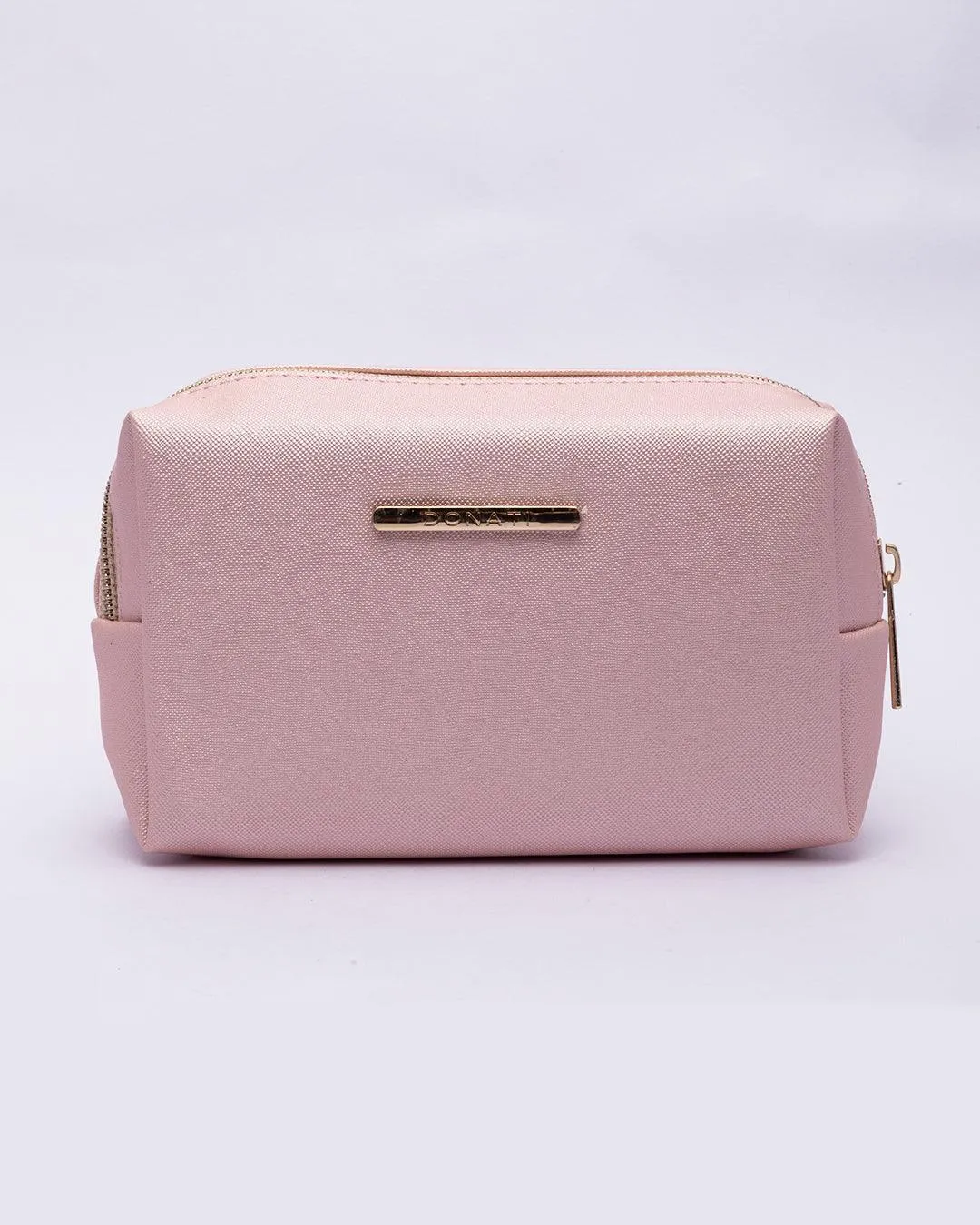 Market99 Cosmetic Bag, for Home & Travel, Pink, Rexine