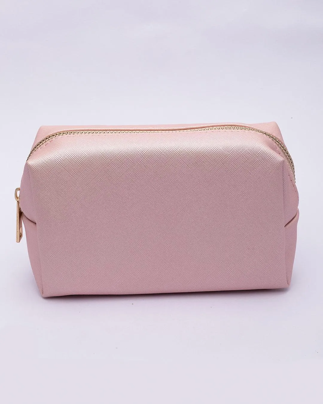 Market99 Cosmetic Bag, for Home & Travel, Pink, Rexine