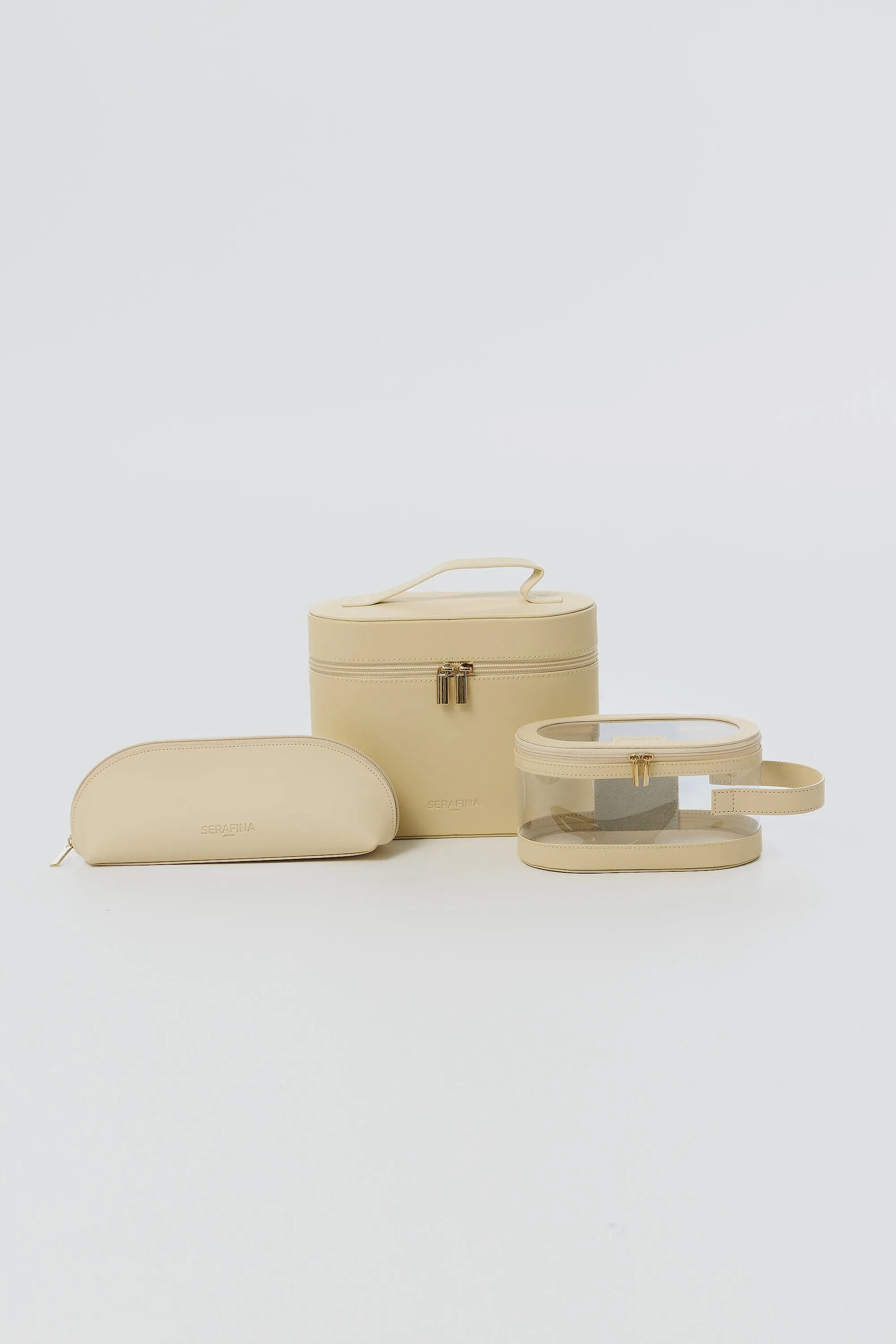 Medium Cosmetic Bag - Bone