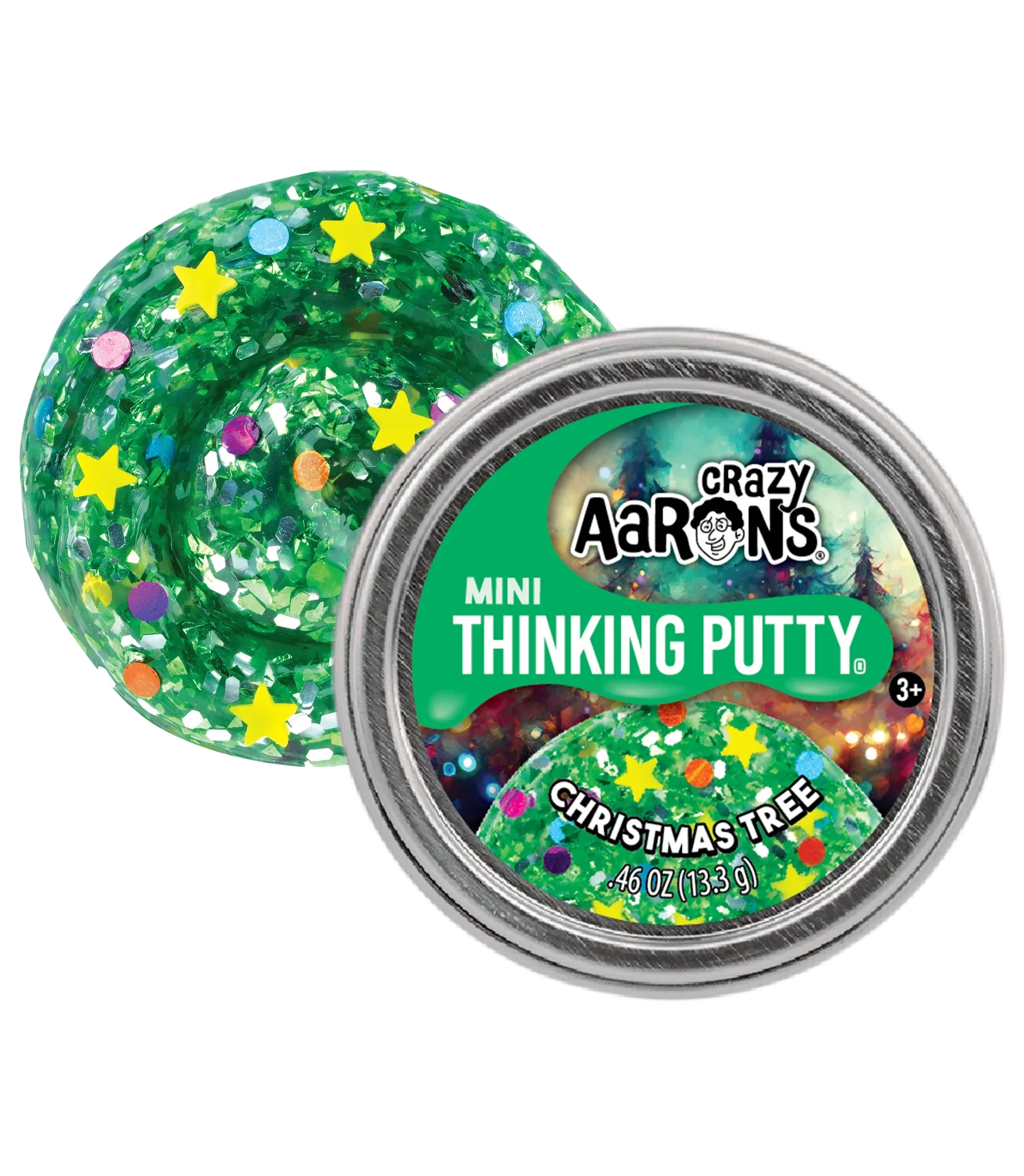 Mini 2" Christmas Tree Thinking Putty