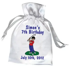 Mini Golf Favor Bag - Boy