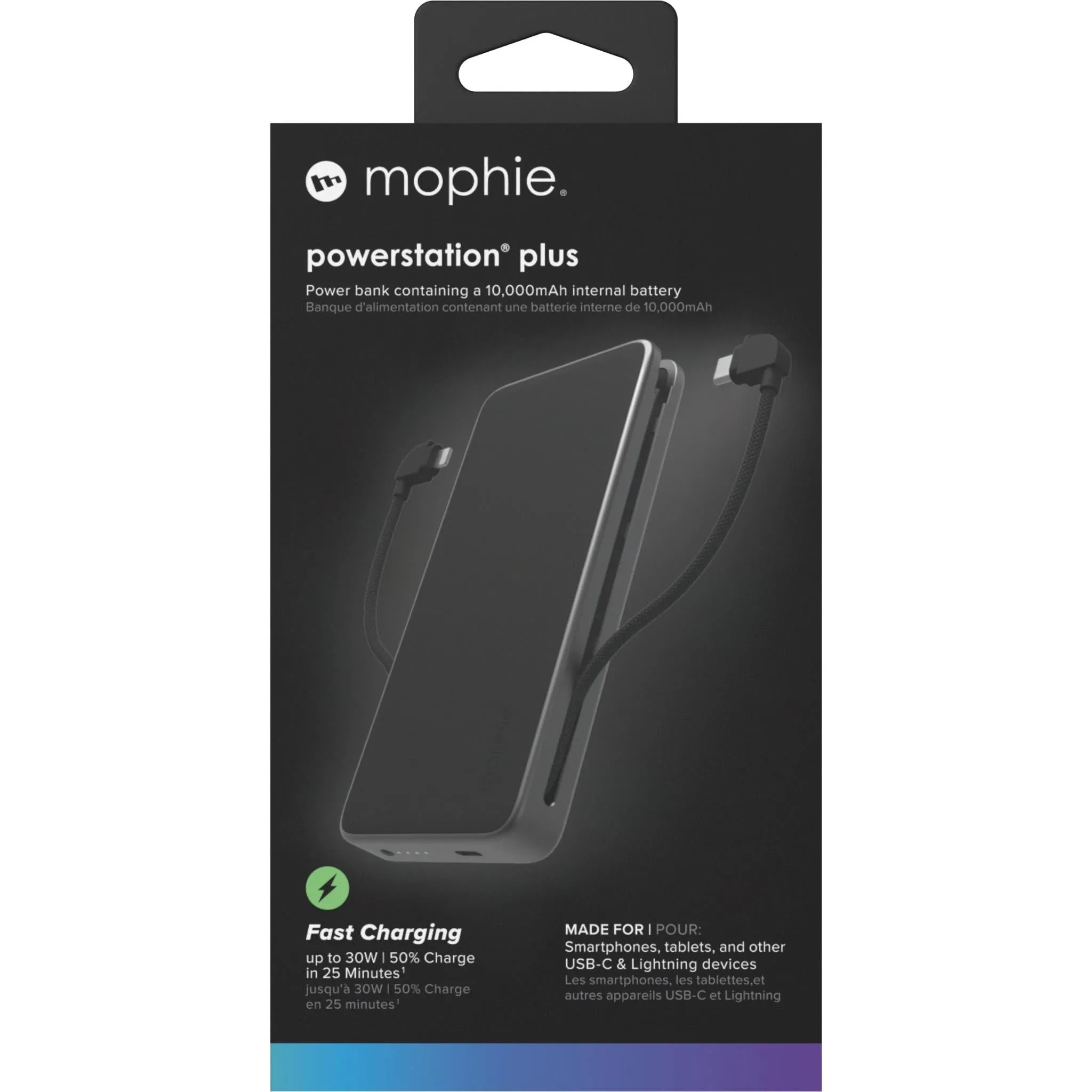 Mophie Powerstation Plus 10K Power Bank (Black)