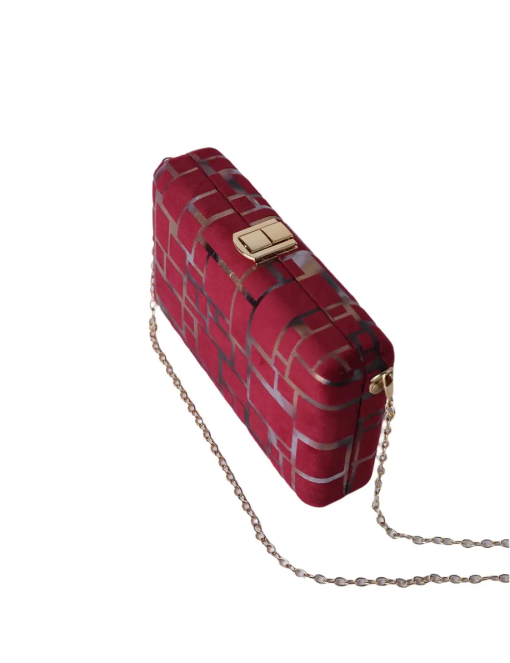 Mosaic Ruby Rendezvous Clutch