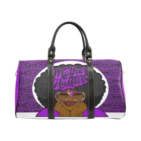 MOTHER HUSTLER LARGE TRAVEL DUFFLE PURPLE