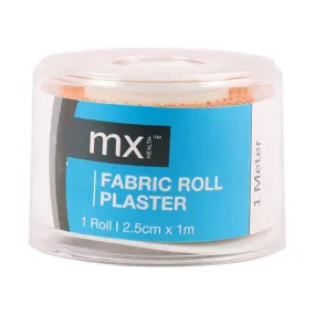 MX Health Plaster Fabric Roll 25mm x 1m