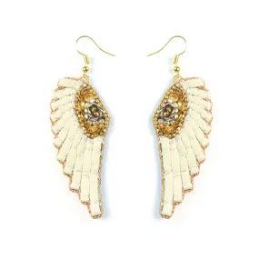 Nahua Anita Earrings - Cream