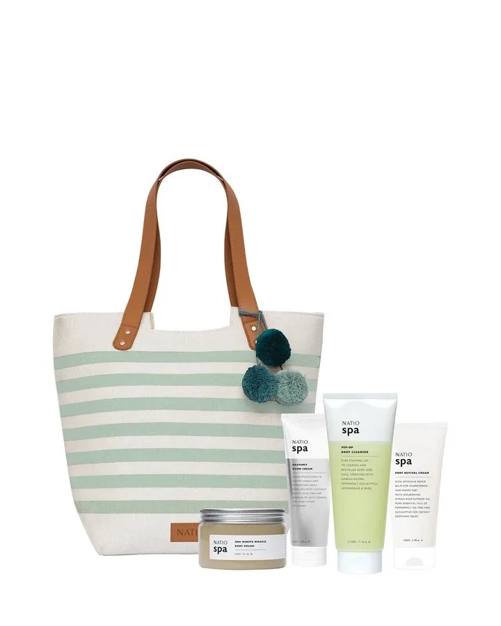 Natio Sunlit Shores Tote Bag and Gift Set