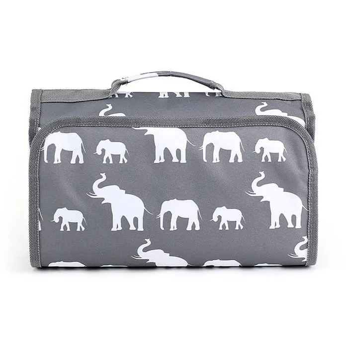 NCB25-E Elephant Roll Up Cosmetic Bag