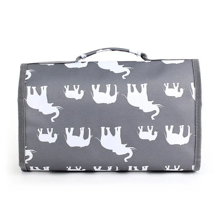 NCB25-E Elephant Roll Up Cosmetic Bag