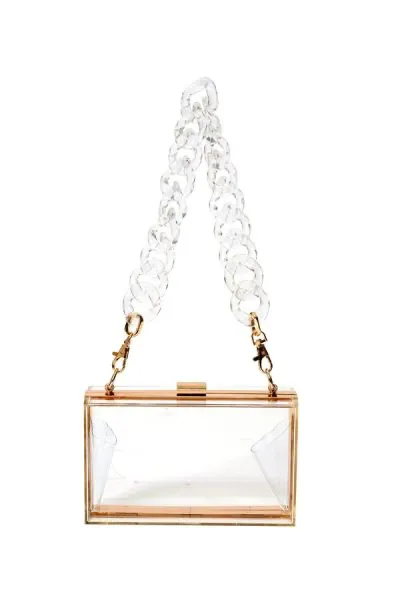 Nima Lucite Clutch