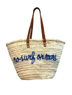 NO SURF ON MARS STRAW TOTE