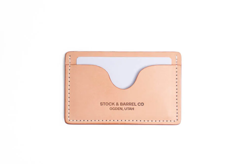 No.54 | 'Natural Oak' Minimalist Leather Wallet