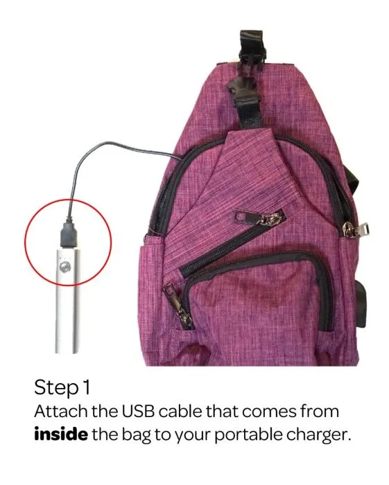 Nupouch - Anti-theft Daypack, Limoncello