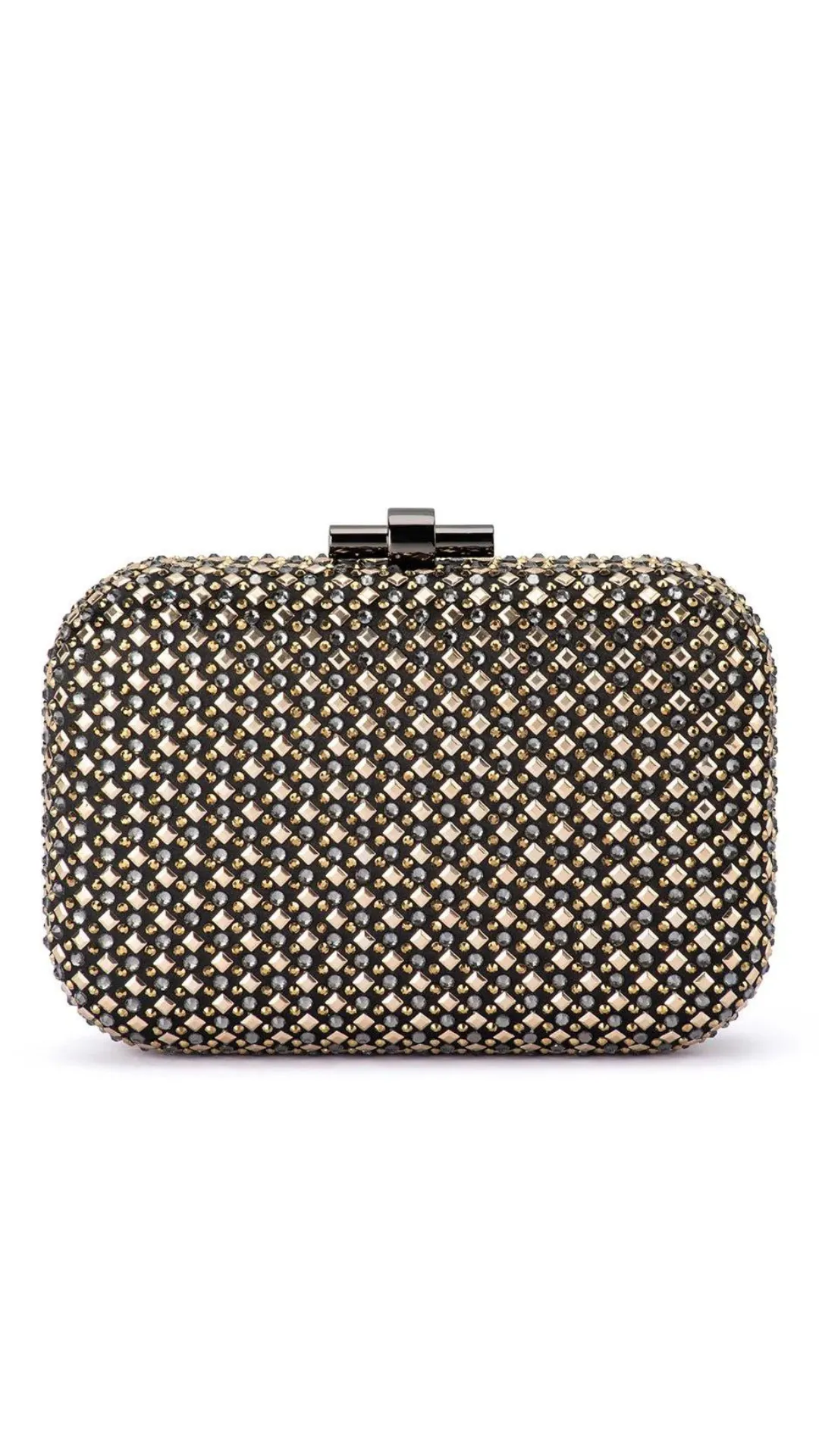 Olga Berg Ellen Hotfix Clutch - Metallic