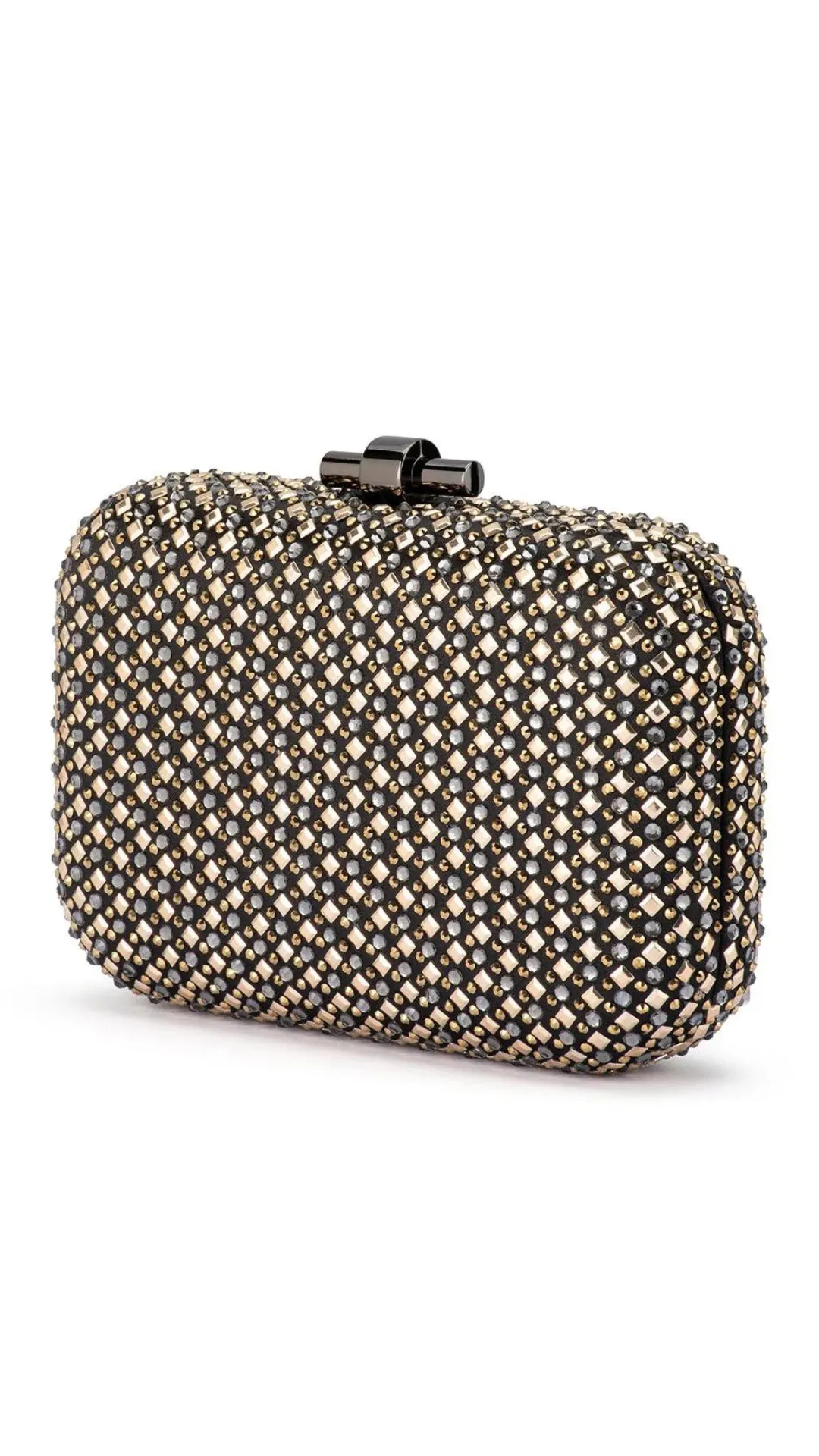 Olga Berg Ellen Hotfix Clutch - Metallic