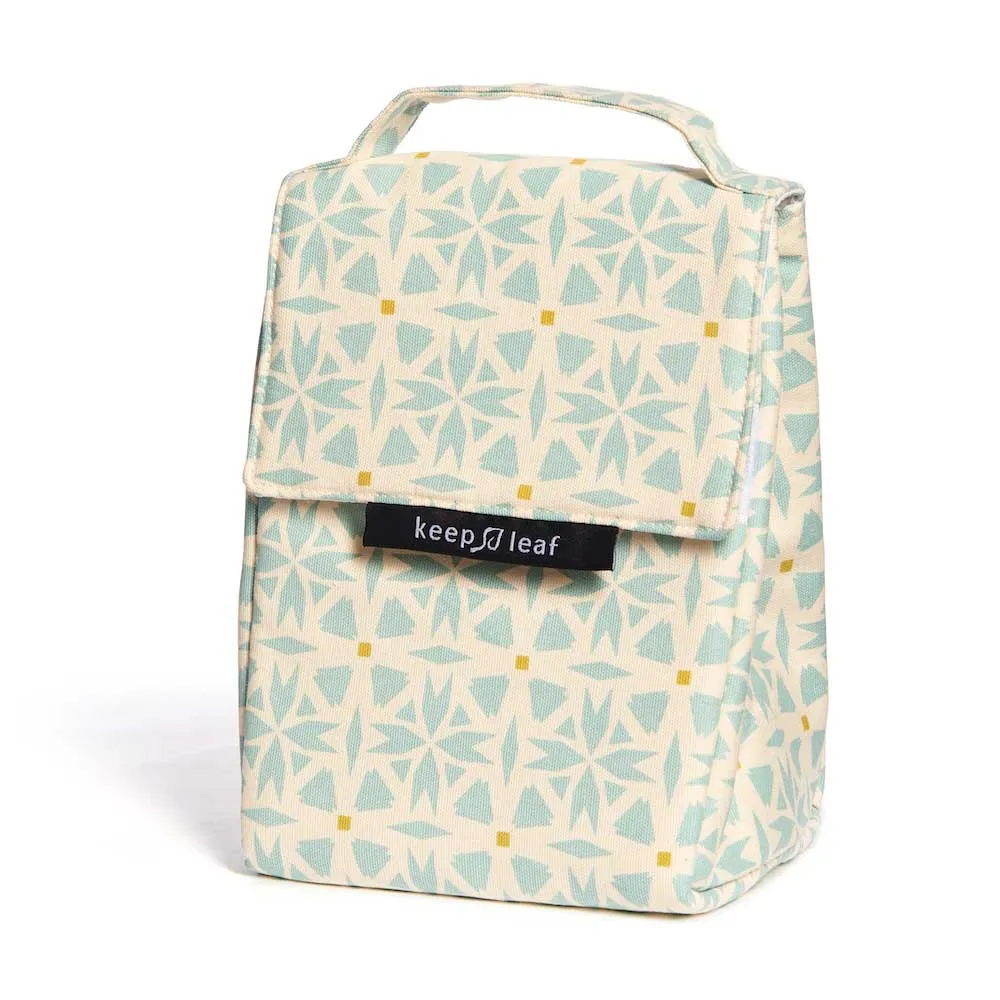 Organic Cotton Insulated Lunch Bag - Keep Leaf