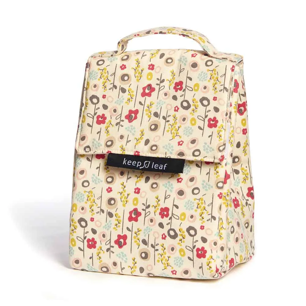 Organic Cotton Insulated Lunch Bag - Keep Leaf