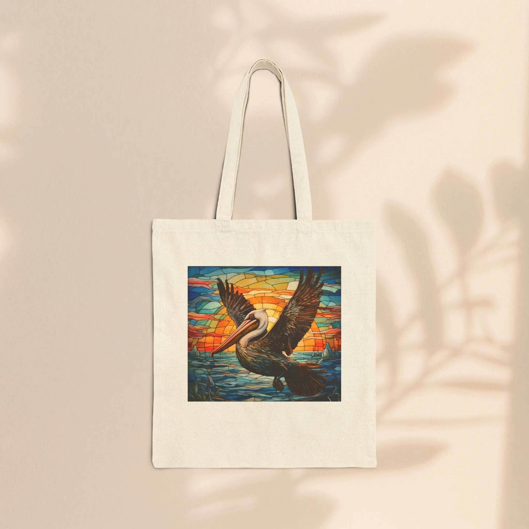 Pelican Canvas Tote Bag