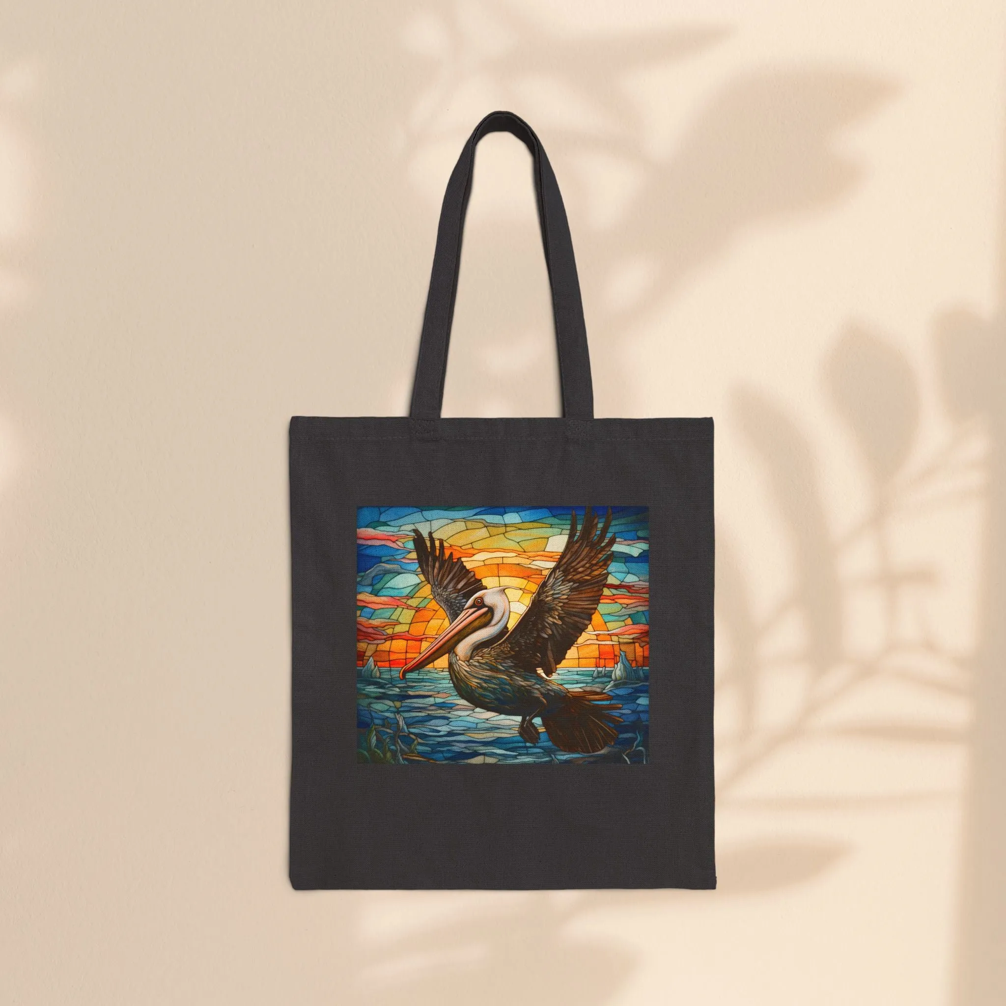 Pelican Canvas Tote Bag