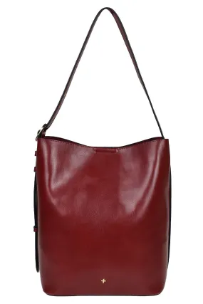 Peta   Jain Asher Tote Bag Burgundy