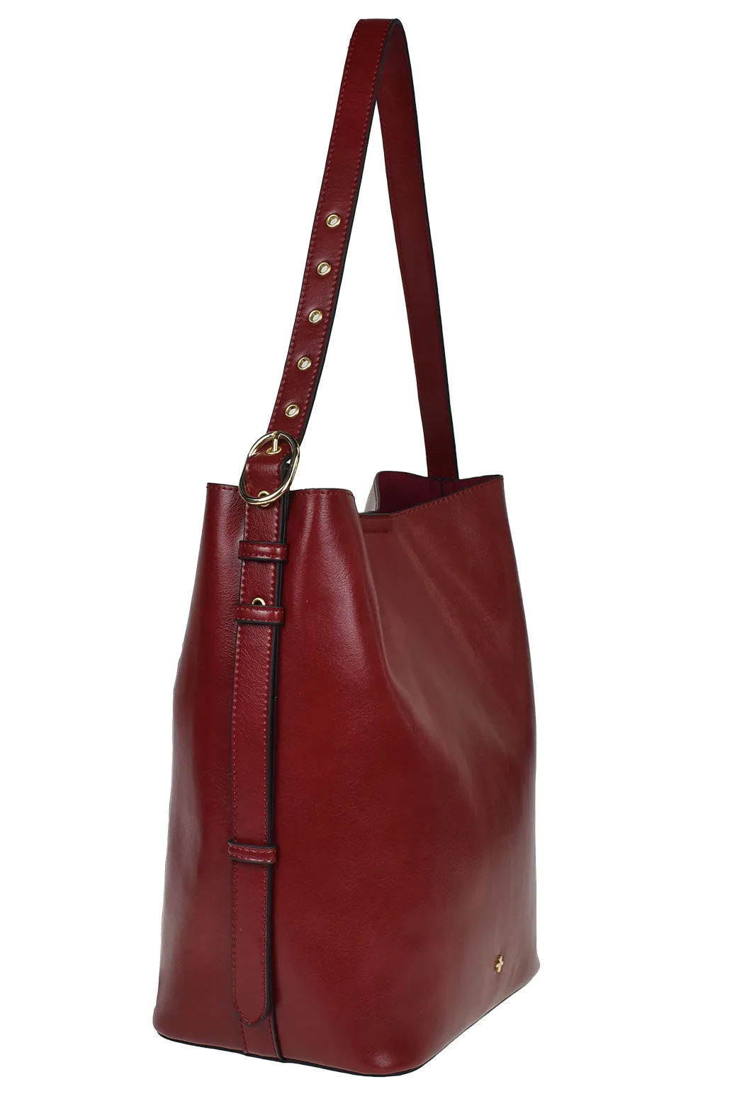 Peta   Jain Asher Tote Bag Burgundy