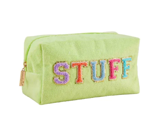 Pink STUFF TerryCloth Pouch