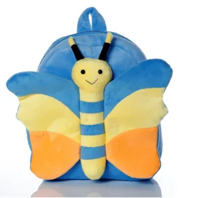 Plush Soft Butterfly Bag 30 Cms (Blue)