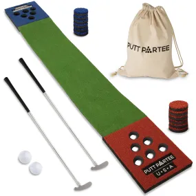 Portable Golf Pong Putting Game Set with Travel Bag