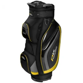 PowaKaddy Premium Edition Golf Cart Bag - Black/Gun Metal/Yellow