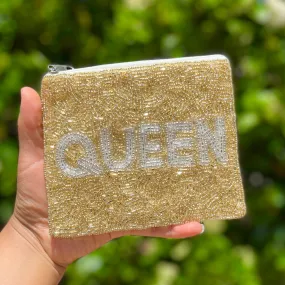 Queen Gold Silver Coin Purse